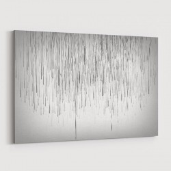 Grey Rain Abstract Wall Art
