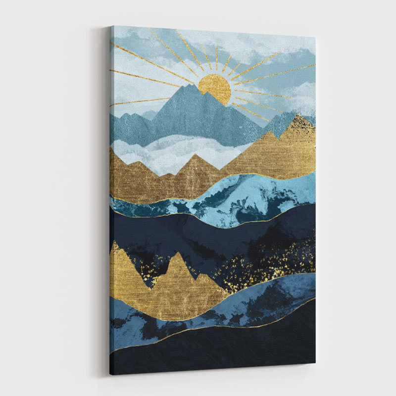 Sun Up Abstract Art Print Sun Up Abstract Art Print