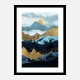 Sun Up Abstract Art Print Sun Up Abstract Art Print
