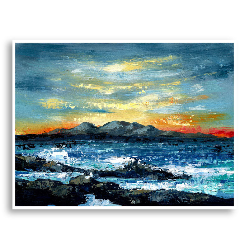 Mountain Abstract Art Print Mountain Abstract Art Print