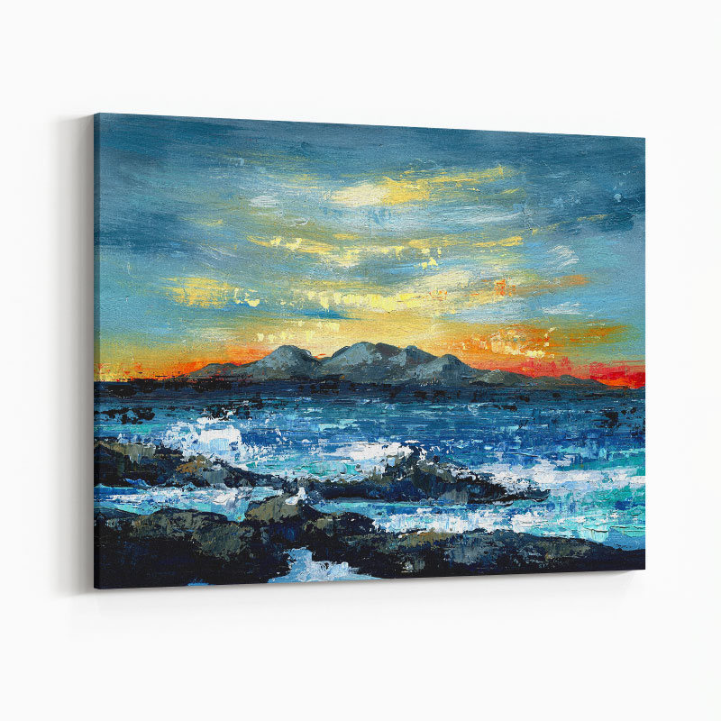 Mountain Abstract Art Print Mountain Abstract Art Print