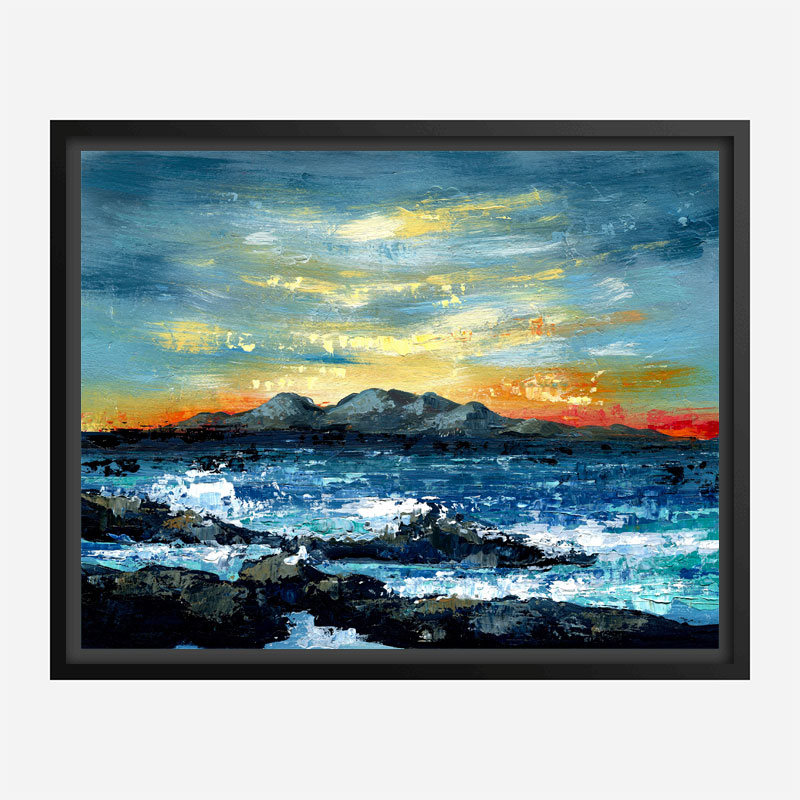 Mountain Abstract Art Print Mountain Abstract Art Print