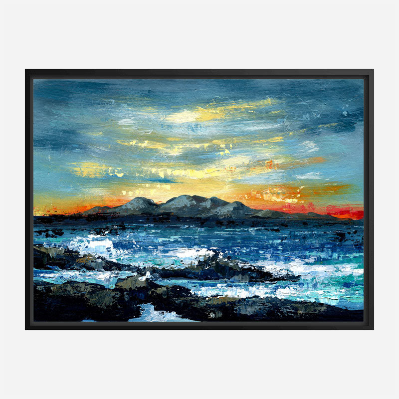 Mountain Abstract Art Print Mountain Abstract Art Print