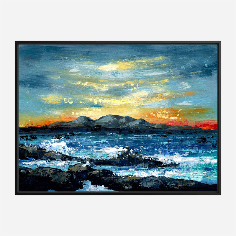 Mountain Abstract Art Print Mountain Abstract Art Print