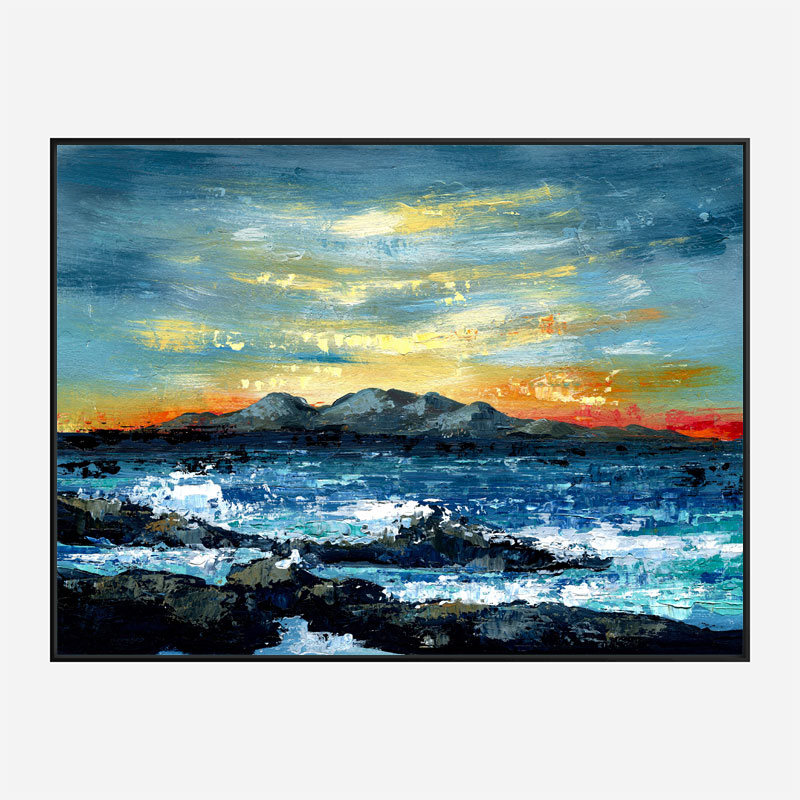 Mountain Abstract Art Print Mountain Abstract Art Print