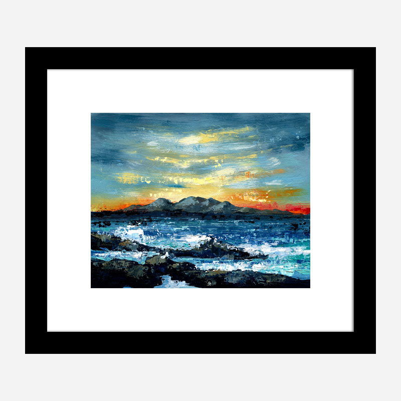 Mountain Abstract Art Print Mountain Abstract Art Print