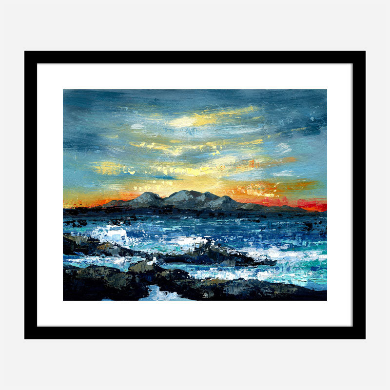 Mountain Abstract Art Print Mountain Abstract Art Print