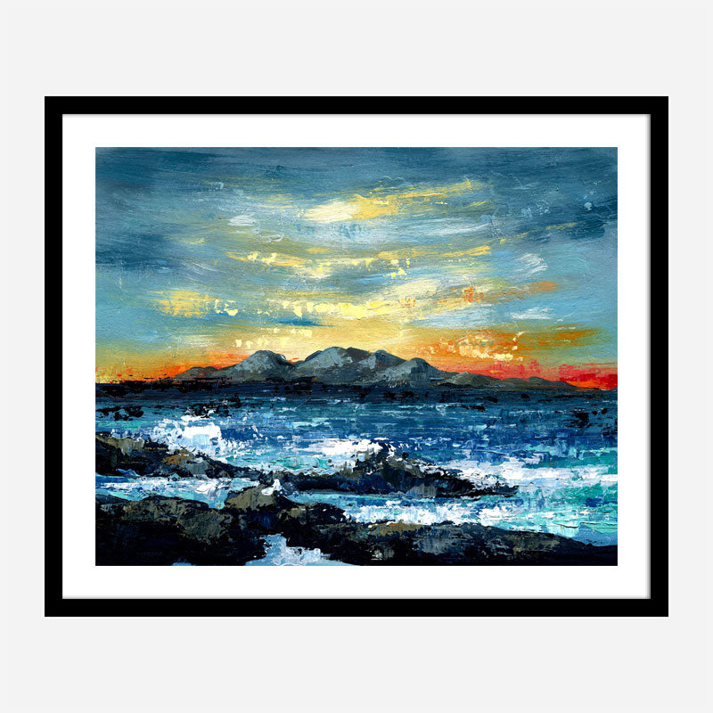Mountain Abstract Art Print Mountain Abstract Art Print