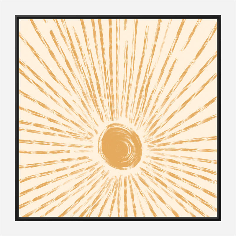 Sun Rise Abstract Art Print