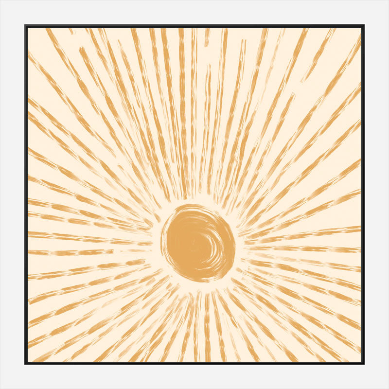 Sun Rise Abstract Art Print