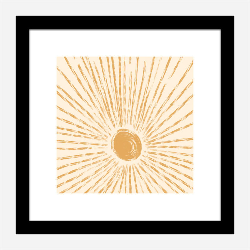 Sun Rise Abstract Art Print