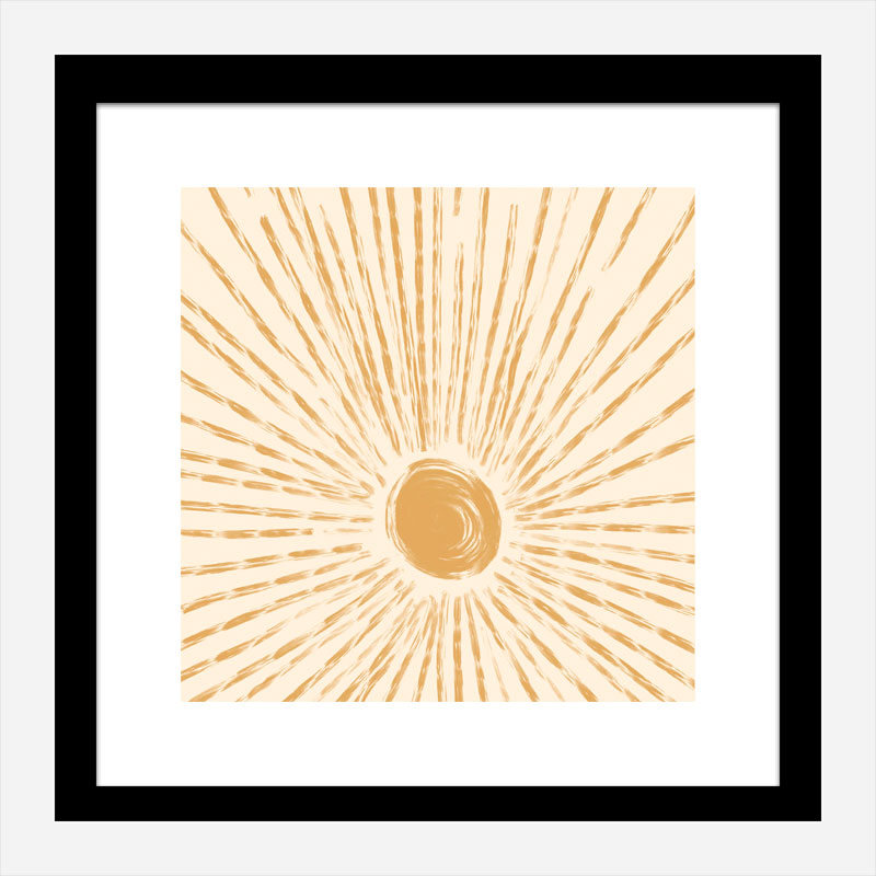 Sun Rise Abstract Art Print