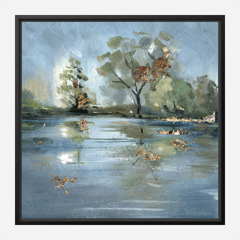 River Abstract Art Print