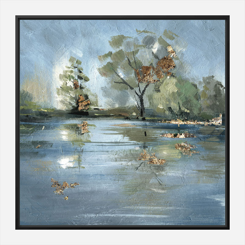 River Abstract Art Print