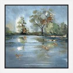 River Abstract Art Print
