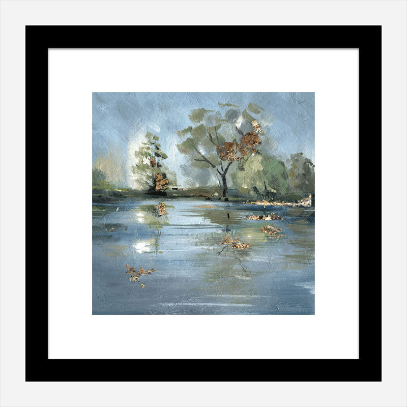 River Abstract Art Print