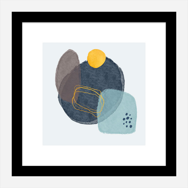 Abstract Stones Art Print