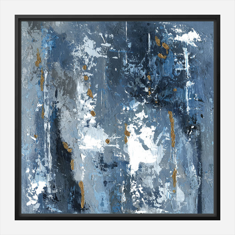 Abstract Blues Art Print