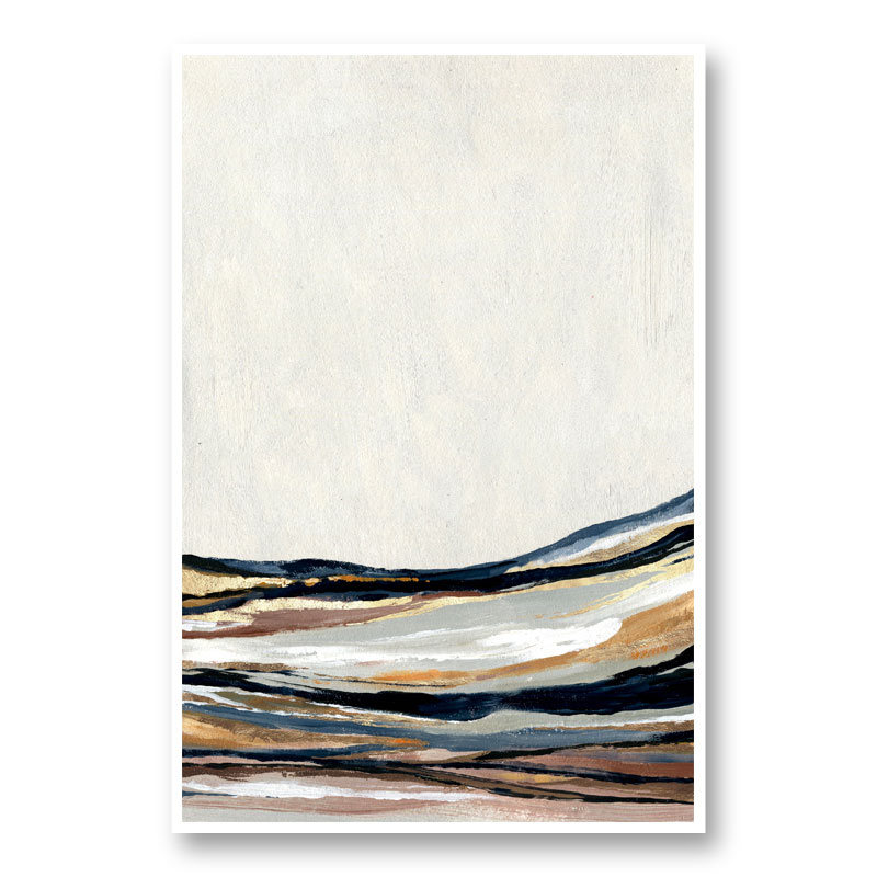 Golden Hills Abstract Art Print Golden Hills Abstract Art Print