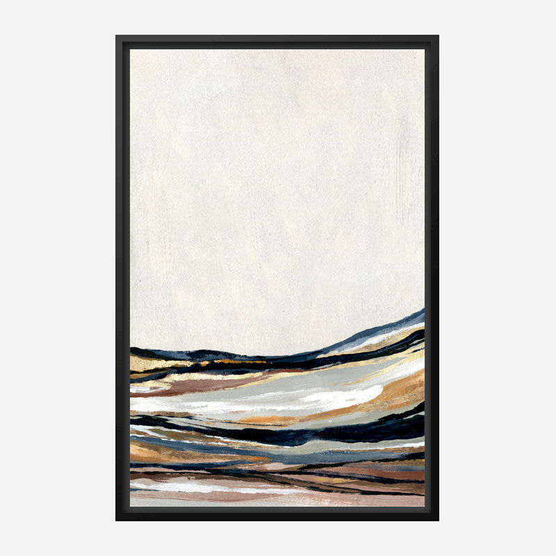 Golden Hills Abstract Art Print