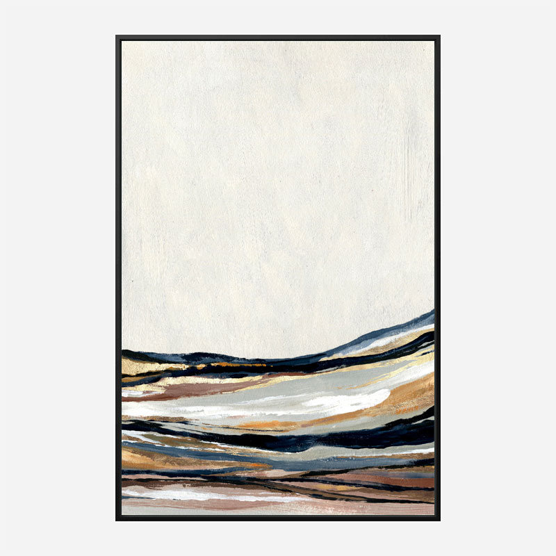 Golden Hills Abstract Art Print Golden Hills Abstract Art Print