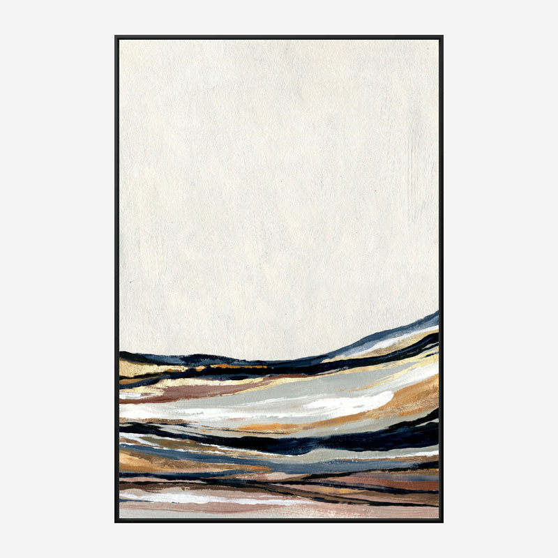 Golden Hills Abstract Art Print Golden Hills Abstract Art Print