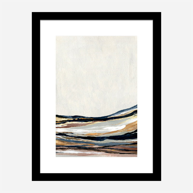 Golden Hills Abstract Art Print