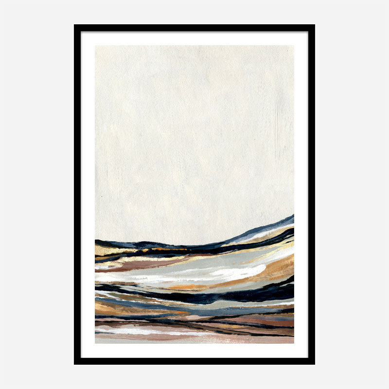 Golden Hills Abstract Art Print Golden Hills Abstract Art Print