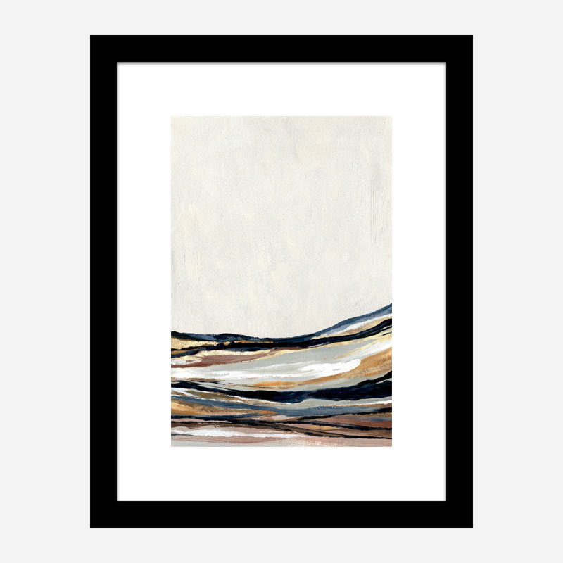 Golden Hills Abstract Art Print