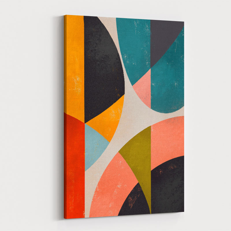 Split Circles Art Print Split Circles Art Print