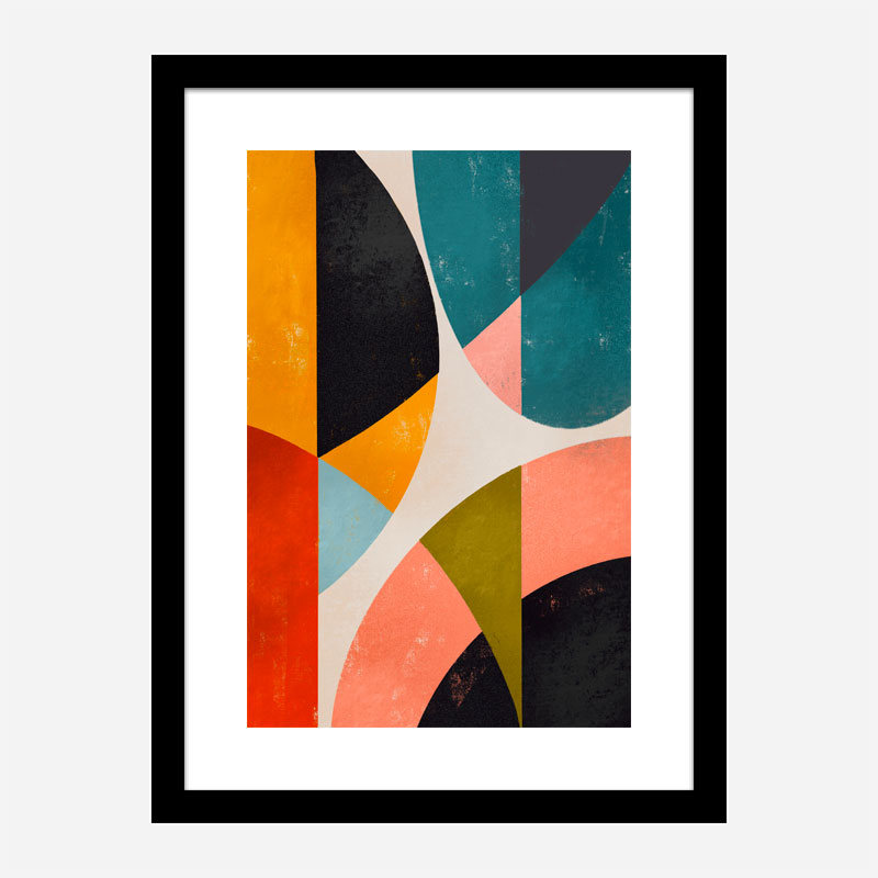 Split Circles Art Print