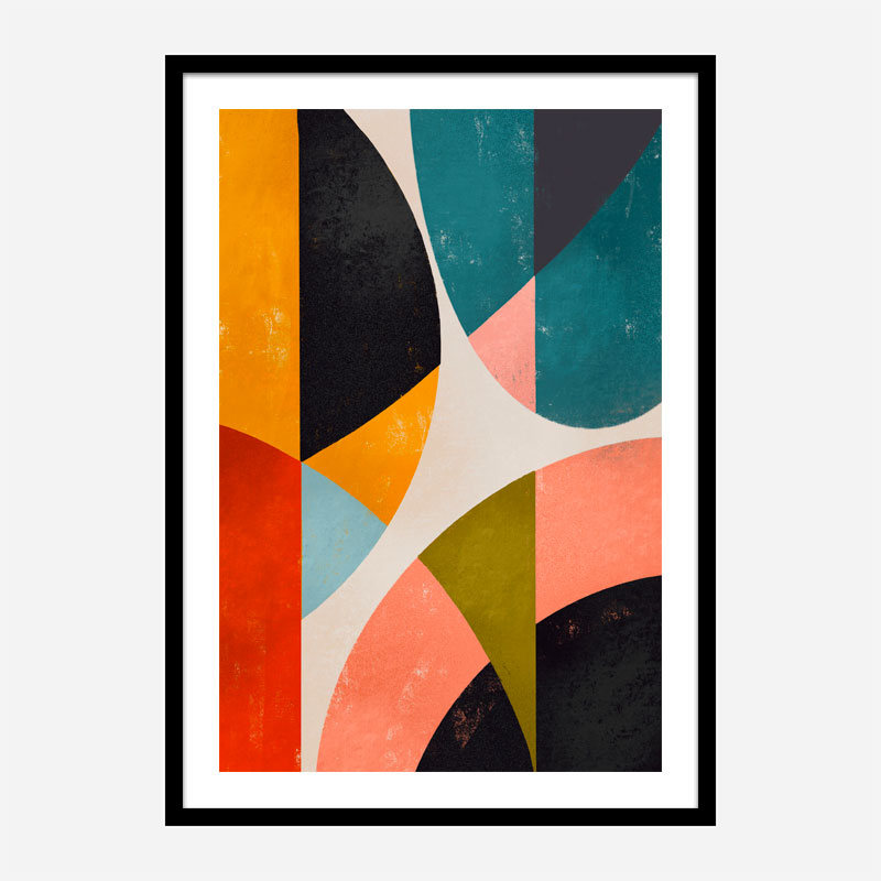 Split Circles Art Print