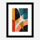 Split Circles Art Print Split Circles Art Print