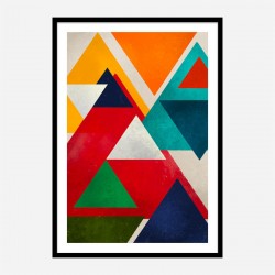 Triangles Abstract Art Print
