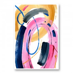 Color Circles Abstract Art Print