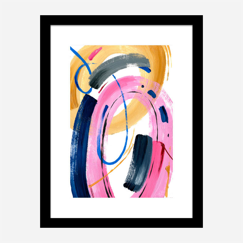 Color Circles Abstract Art Print
