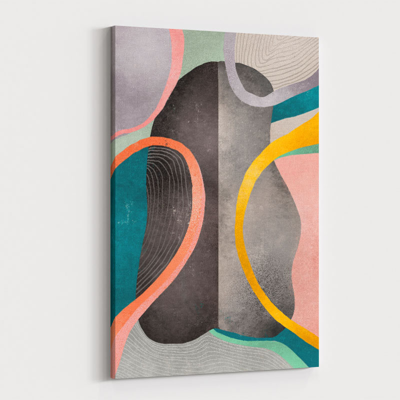 Asymmetric Ellipse Abstract Art Print