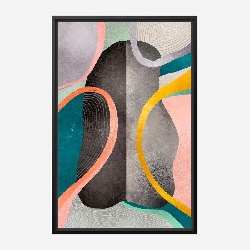 Asymmetric Ellipse Abstract Art Print