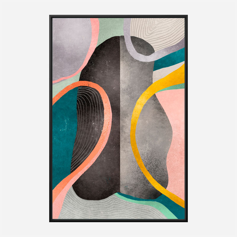 Asymmetric Ellipse Abstract Art Print