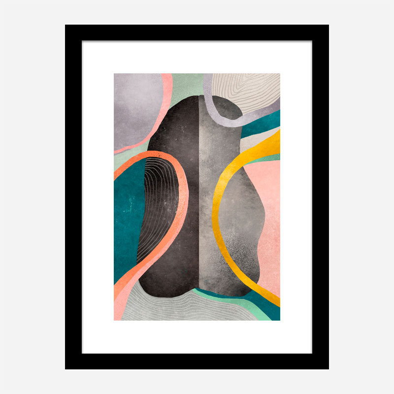 Asymmetric Ellipse Abstract Art Print