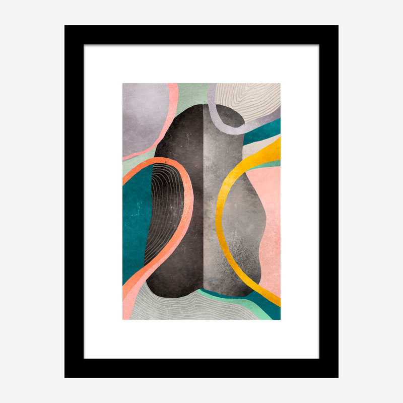 Asymmetric Ellipse Abstract Art Print