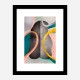 Asymmetric Ellipse Abstract Art Print