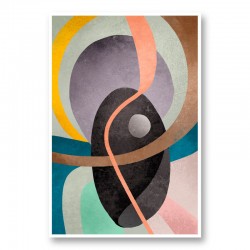 Around the Lines Abstract Art Print