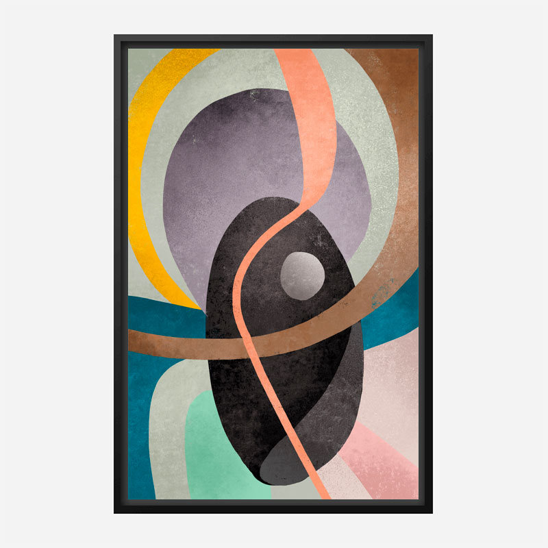 Around the Lines Abstract Art Print