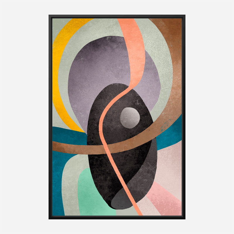 Around the Lines Abstract Art Print