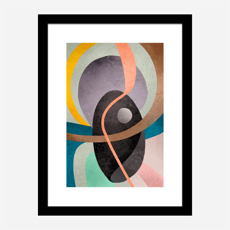 Around the Lines Abstract Art Print