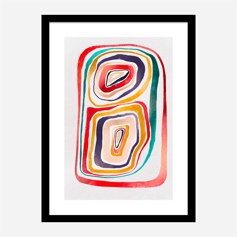 Rainbow Abstract Art Print