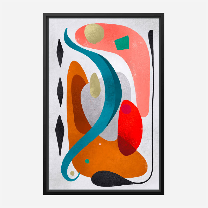 Rhombuses Abstract Art Print