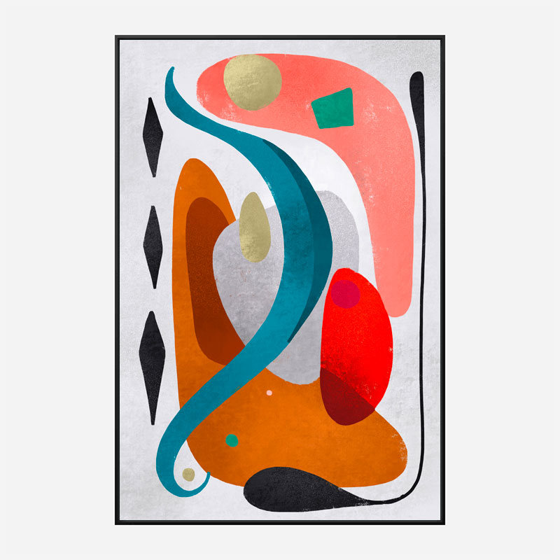 Rhombuses Abstract Art Print Rhombuses Abstract Art Print