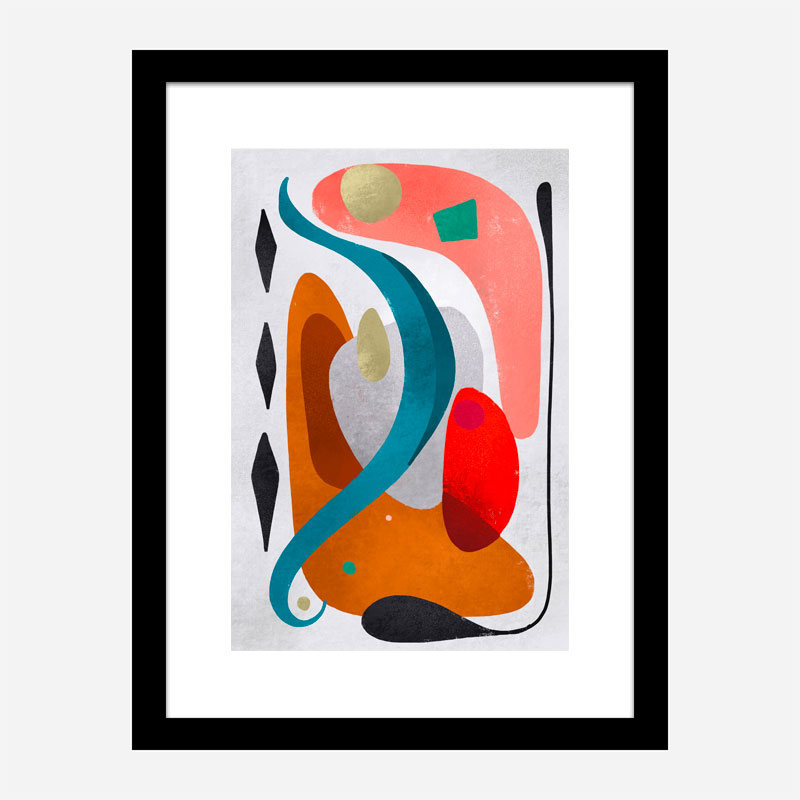 Rhombuses Abstract Art Print